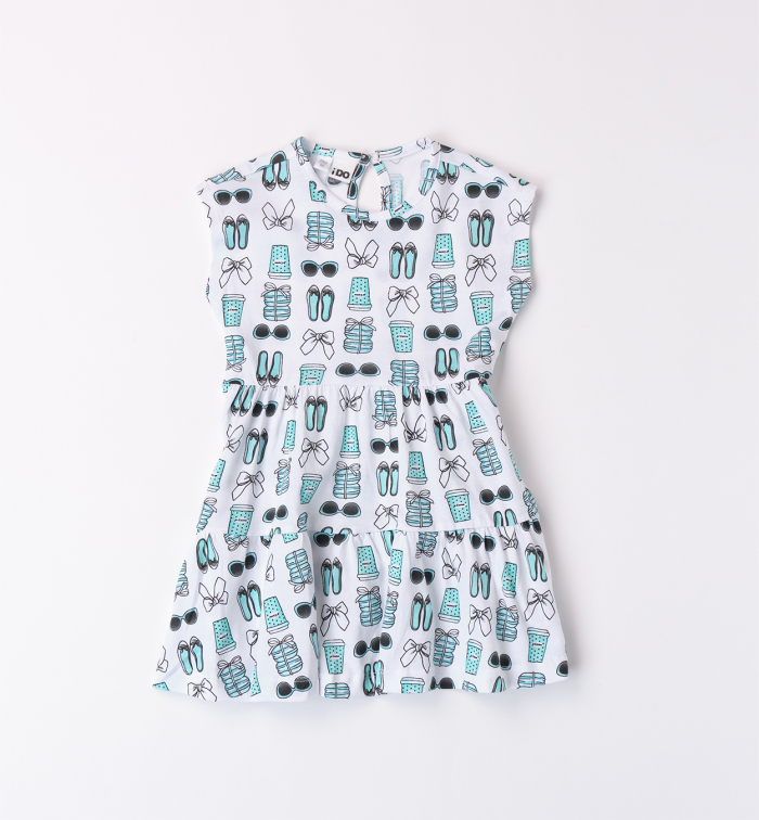 detail Vzorované dívčí šaty IDO