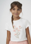 náhled Dívčí tričko s vyšívanými květinami MAYORAL