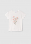 náhled Dívčí tričko s vyšívanými květinami MAYORAL