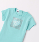 náhled Dívčí tričko s potiskem srdíčka IDO