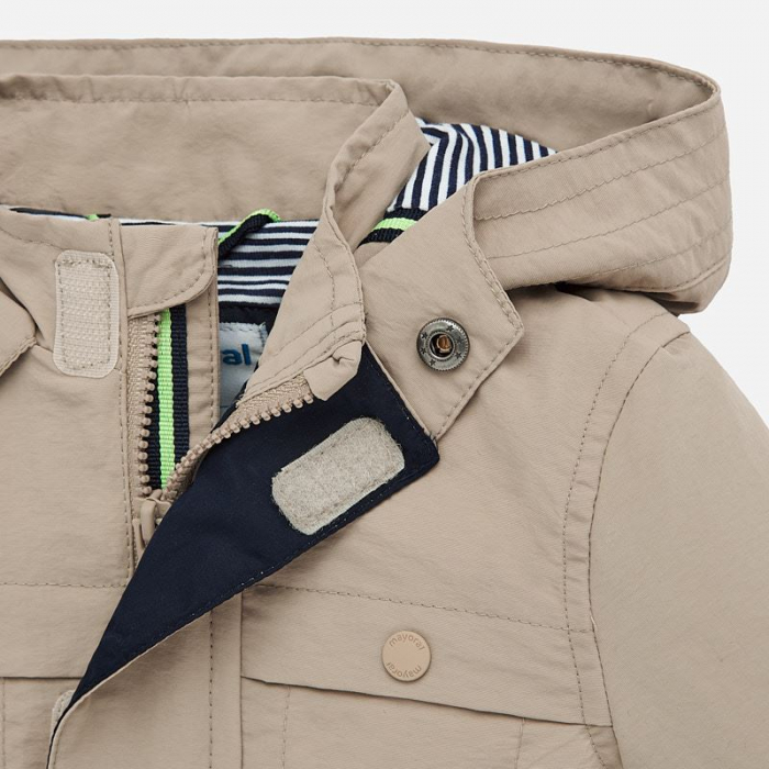 detail Baby boy hooded windbreaker jacket
