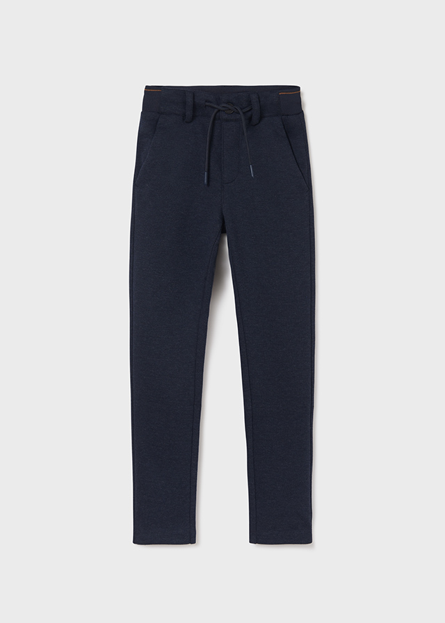 detail Long tailoring chino formal trousers for a boy