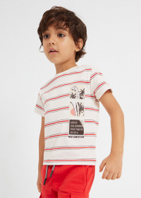 Chlapecké pruhované tričko s krátkým rukávem MAYORAL