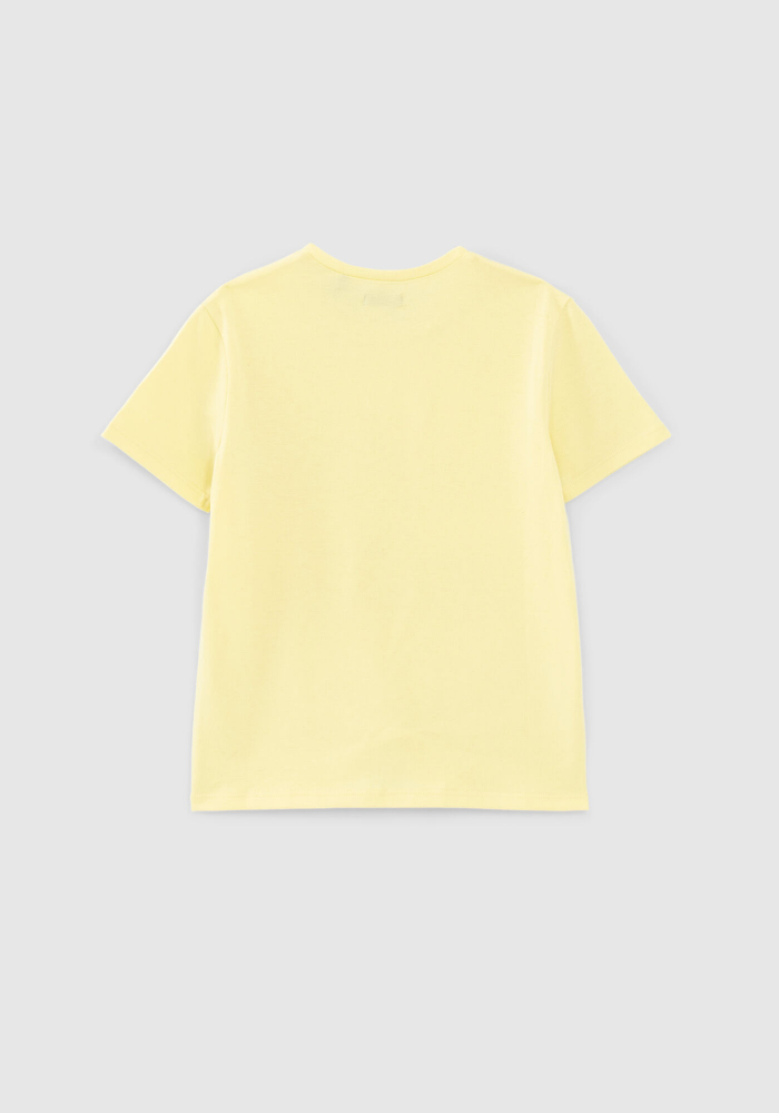 detail Chlapecké tričko s embosovaným teniskem z organické bavlny IKKS