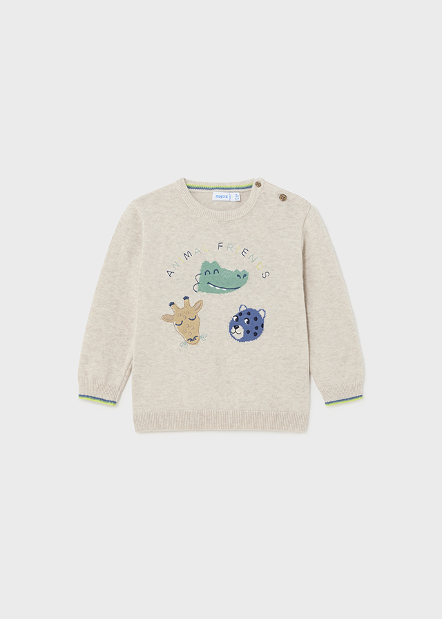 Dětský pletený svetr intarsia MAYORAL