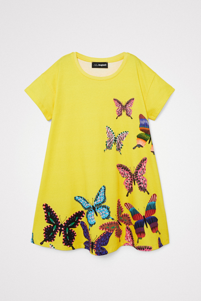 деталь GIRL KNIT DRESS SHORT SLEEVE