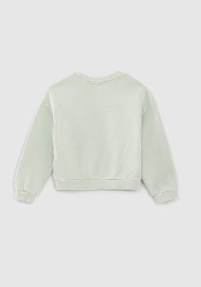 деталь Dívčí mikina s obrázkem, potiskem a výšivkou IKKS