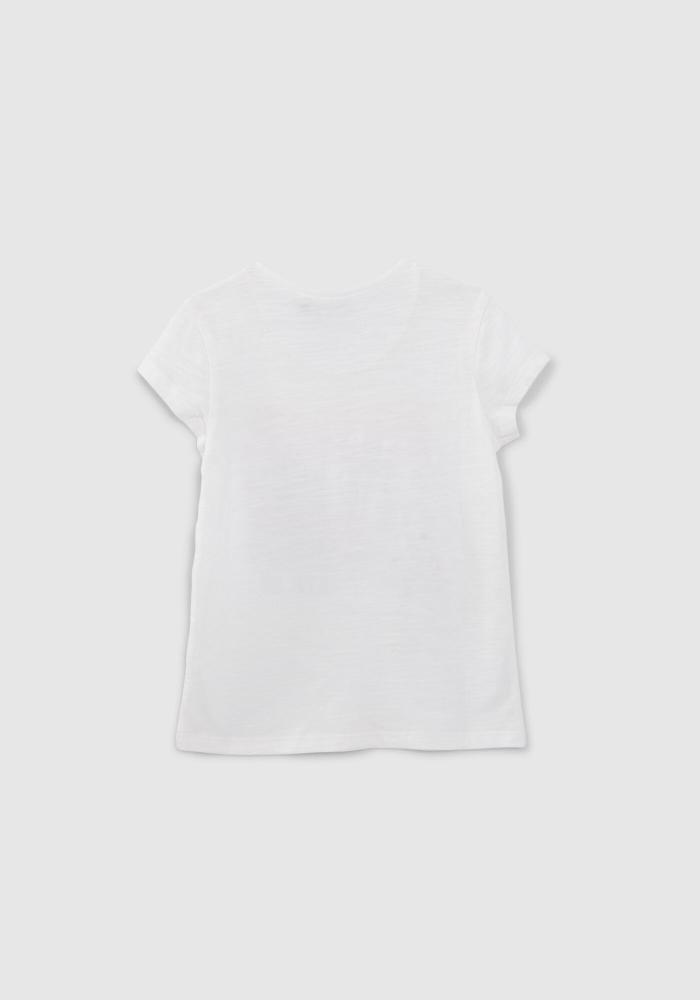 деталь Dívčí tričko s potiskem IKKS