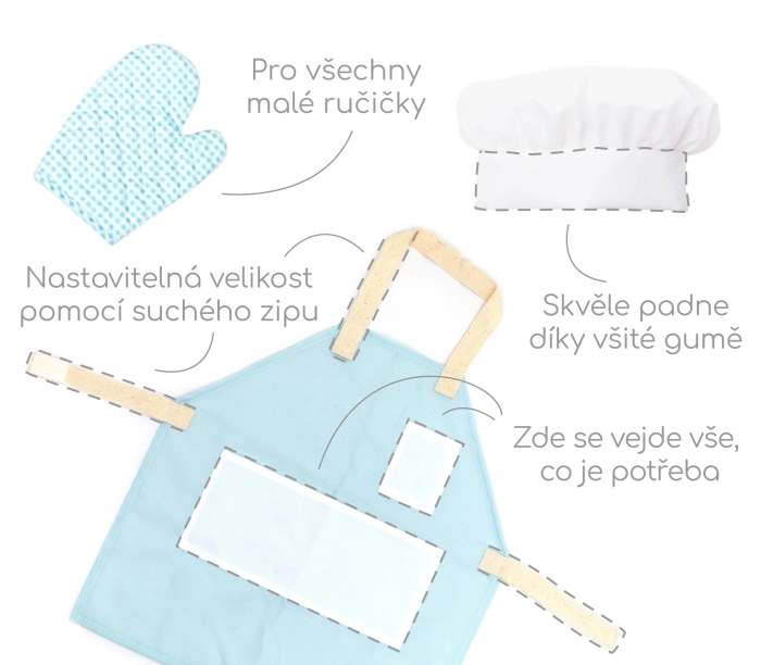 деталь Dřevěná sada na vaření pro děti UMU
