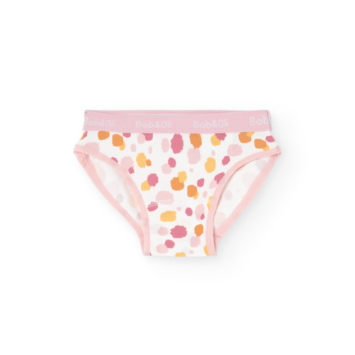 деталь Dívčí kalhotky, sada 3 kusů s potiskem a v jemných barvách BOBOLI