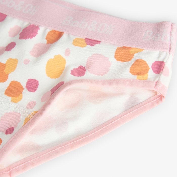 деталь Dívčí kalhotky, sada 3 kusů s potiskem a v jemných barvách BOBOLI