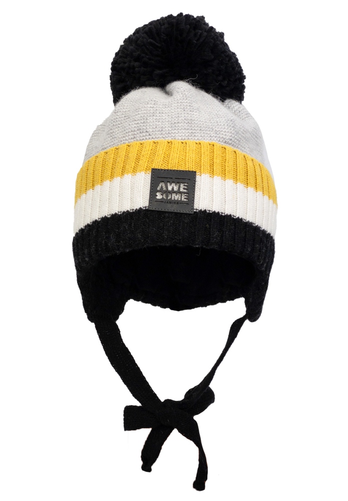 деталь Chlapecká čepice s bambulí JAMIKS