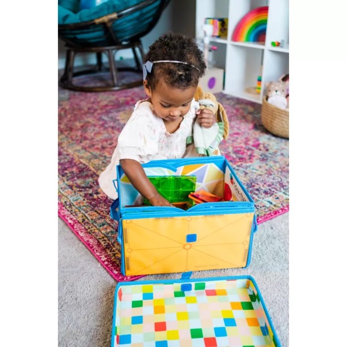 деталь Rozkládácí úložný box a podložka na Magna-Tiles MAGNA-TILES