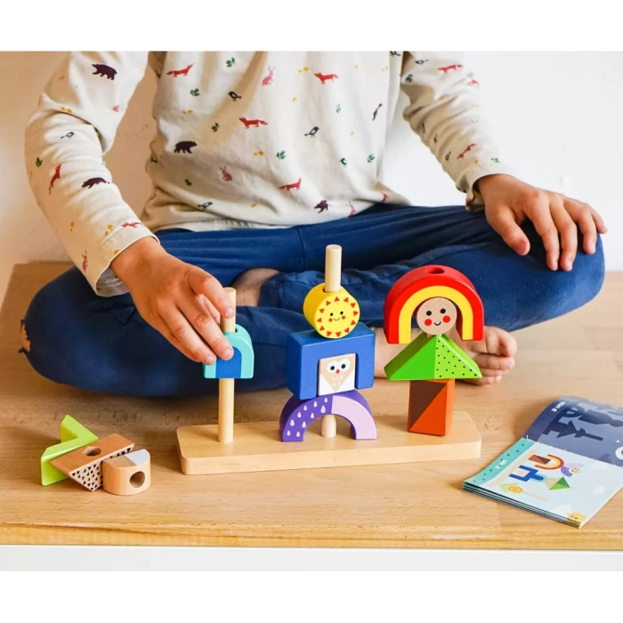 деталь Dřevěná skládací sada EDUKID
