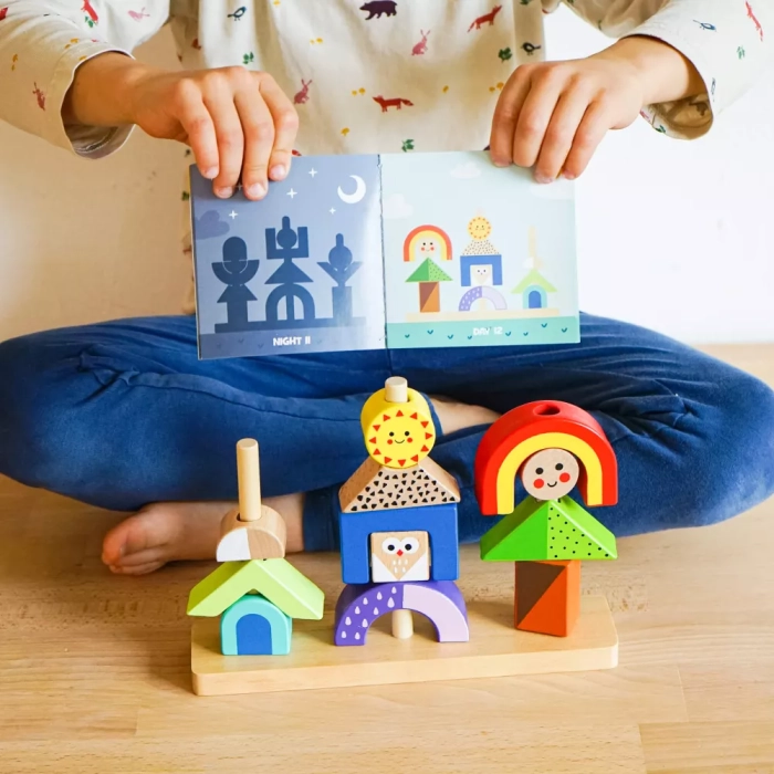 деталь Dřevěná skládací sada EDUKID