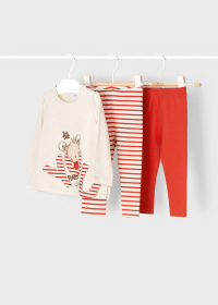 3-piece set with leggings for babies ECOFRIENDS