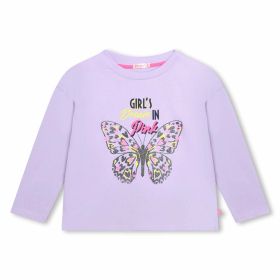 Dívčí tričko s flitrovým motýlem BILLIEBLUSH