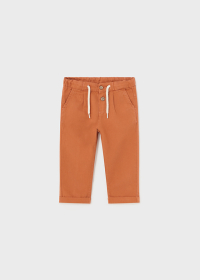 Lněné dětské kalhoty chinos relaxed fit MAYORAL