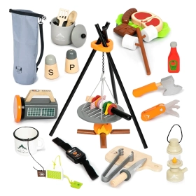 Dřevěná kempingová sada pro děti UMU