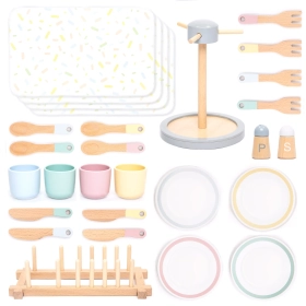 Dřevěná sada nádobí pro děti velká UMU