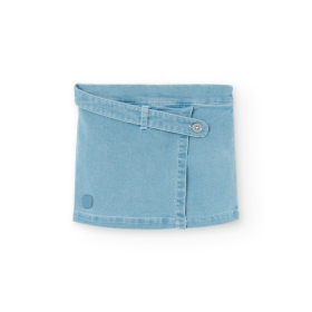 Dívčí světle modrý skort se zábavným vzhledem BOBOLI