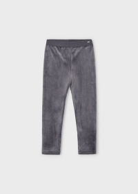 Dívčí sametové legíny - šede MAYORAL