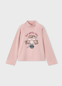 Dívčí mikina s rolákem 