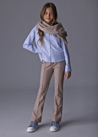 Dívčí elegantní kalhoty – rozšířené s puky MAYORAL