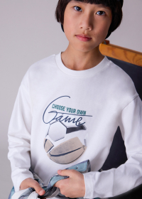 Chlapecké tričko s dlouhým rukávem a potiskem míčů MAYORAL