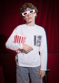 Chlapecké tričko s kapsou s texturou a zipem MAYORAL