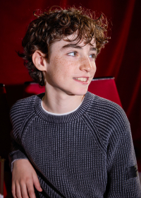 Chlapecký pletený svetr v tmavě šedé barvě MAYORAL