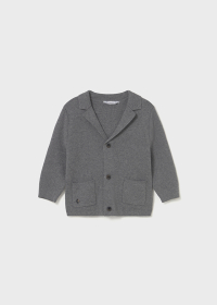 Chlapecký šedý kabátek se zapínáním na knoflíky MAYORAL