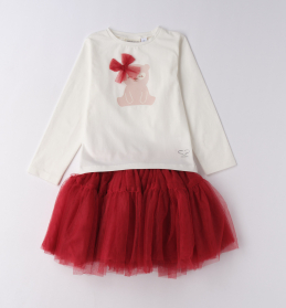 Dívčí set tričko a tylová sukně s medvídkem SARABANDA