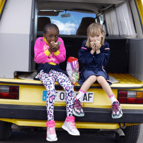 Dívčí mikina z french terry s flitry a cvoky BILLIEBLUSH