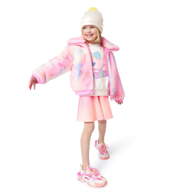 Dívčí mikina z teplákoviny s flitrovým motivem BILLIEBLUSH