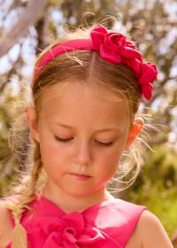 Dívčí čelenka s květinami MAYORAL