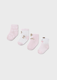 Dívčí kojenecký set ponožek s pejskem MAYORAL