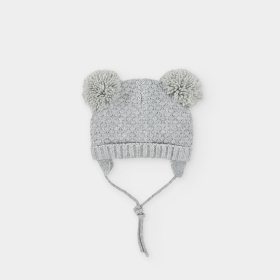 Unisex baby čepice –šedá BOBOLI