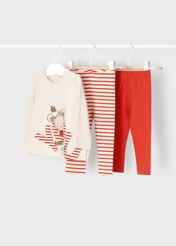 3-piece set with leggings for babies ECOFRIENDS