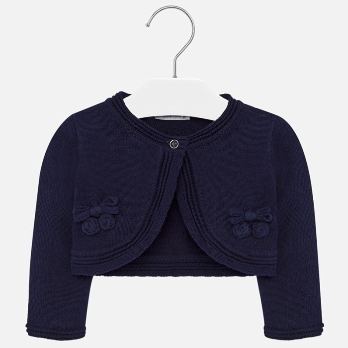 деталь  Cardigan flowers baby girl