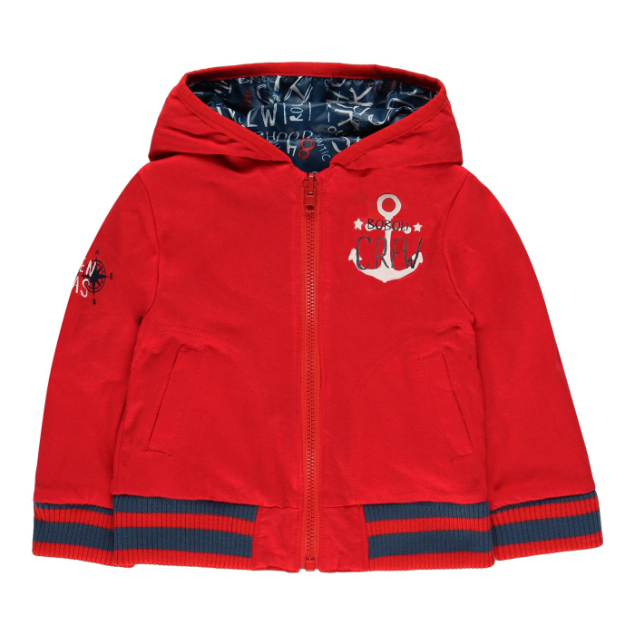 деталь Dětská chlapecká bunda oboustranná BOBOLI