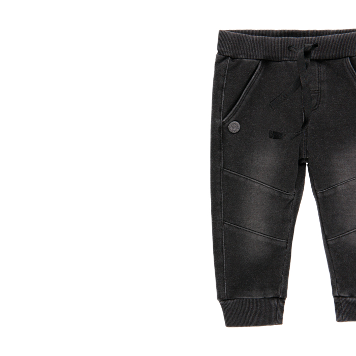 деталь Baby boy's denim fleece trousers