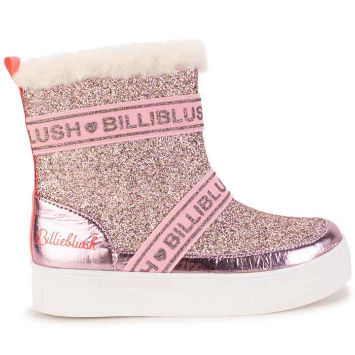 деталь Dívčí teplé boty s okouzlujícím efektem přes celý svršek BILLIEBLUSH