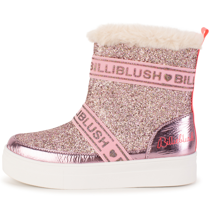 деталь Dívčí teplé boty s okouzlujícím efektem přes celý svršek BILLIEBLUSH