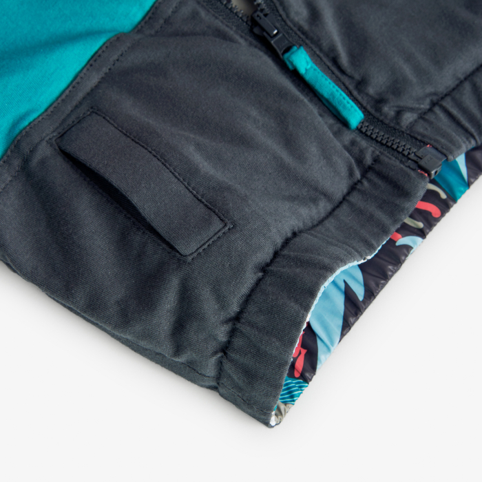 деталь Chlapecká oboustranná bunda s motivem oceánu BOBOLI