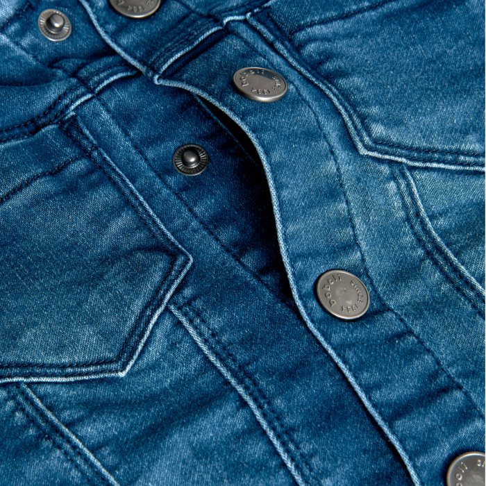 деталь Chlapecká mikina s džínovým předkem a kapucí BOBOLI