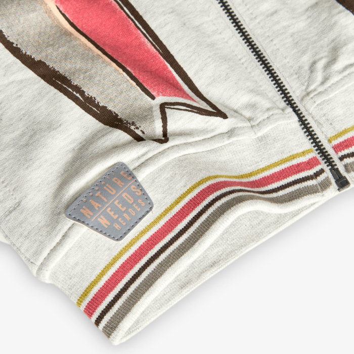 деталь Chlapecká mikina s kresbami surfů BOBOLI