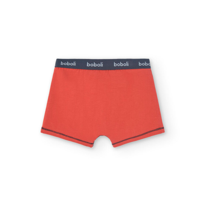деталь Sada 3 chlapeckých pletených boxerek s potiskem v červené, modré a dalších barvá BOBOLI