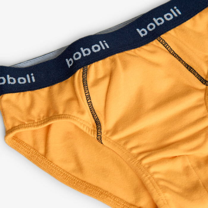 деталь Sada chlapeckých boxerek ve žluté, modré a dalších barvách BOBOLI