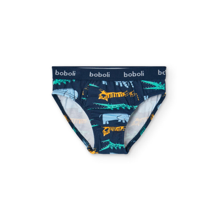 деталь Sada chlapeckých boxerek ve žluté, modré a dalších barvách BOBOLI